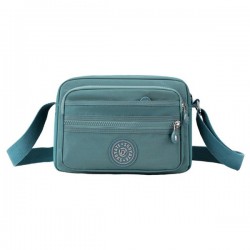 Versatile Nylon Crossbody Bag in Neutral