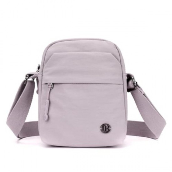 Comfort Fit Nylon Crossbody Bag in Neutral