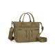 Premium Finish Nylon Crossbody Bag in Neutral