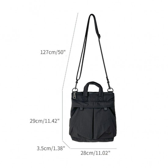 Smart Nylon Crossbody Bag in Neutral