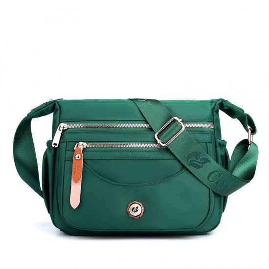 Travel Ready Nylon Crossbody Bag in Neutral