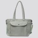 Relaxed Nylon Crossbody Bag in Neutral