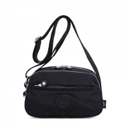 Contemporary Nylon Crossbody Bag in Neutral