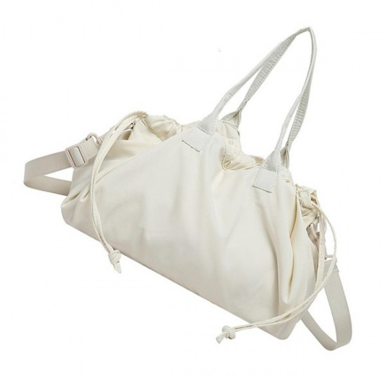 Office Ready Nylon Crossbody Bag in Neutral