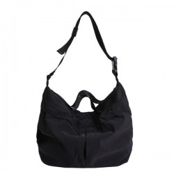 Layered Nylon Crossbody Bag in Neutral