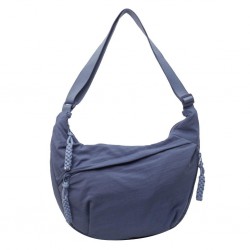 Simple Nylon Crossbody Bag in Neutral