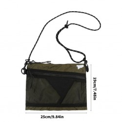 Balanced Nylon Crossbody Bag in Neutral