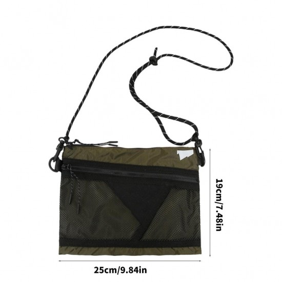 Balanced Nylon Crossbody Bag in Neutral