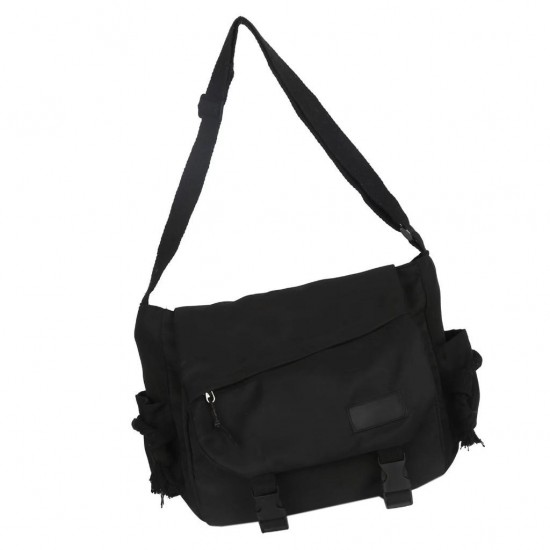 Elegant Nylon Crossbody Bag in Neutral