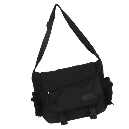 Elegant Nylon Crossbody Bag in Neutral