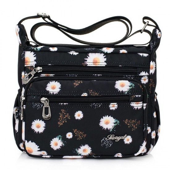 Refined Nylon Crossbody Bag in Neutral