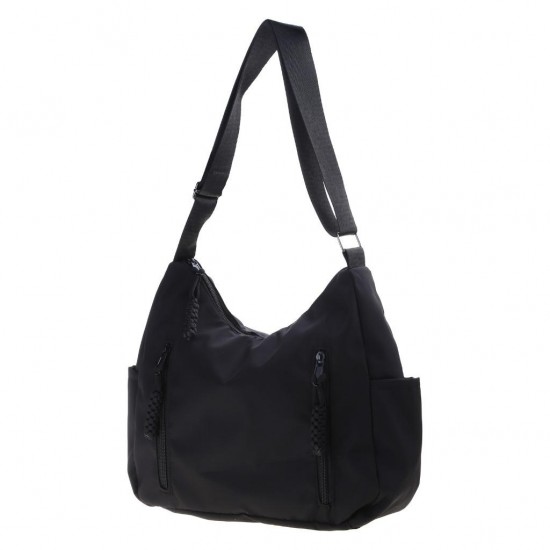 Casual Nylon Crossbody Bag in Neutral