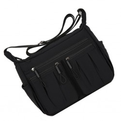 Durable Nylon Crossbody Bag in Neutral