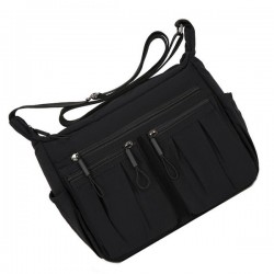 Durable Nylon Crossbody Bag in Neutral