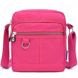 Modern Classic Nylon Crossbody Bag in Neutral