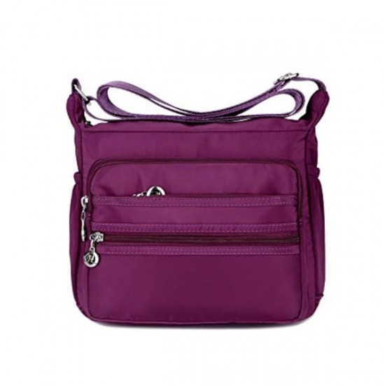 Essential Nylon Crossbody Bag in Neutral