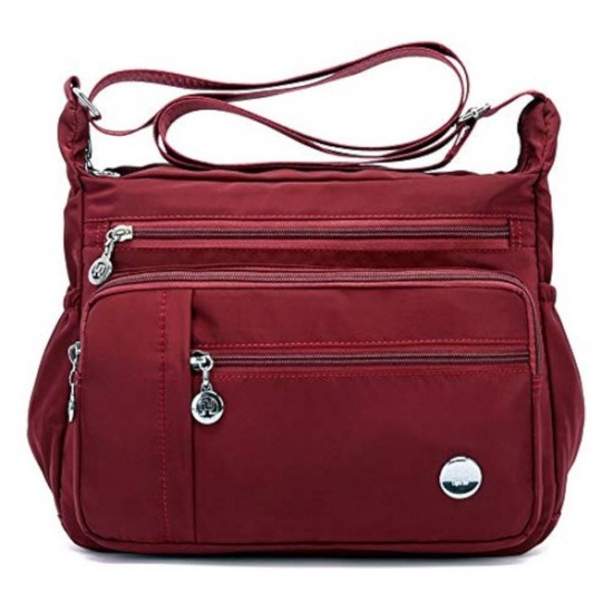 Classic Nylon Crossbody Bag in Neutral