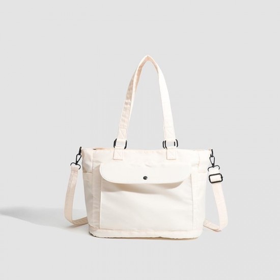 Polished Commuter Handbag in Neutral