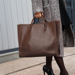Functional Commuter Handbag in Neutral