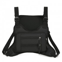 Minimal Nylon Crossbody Bag in Neutral