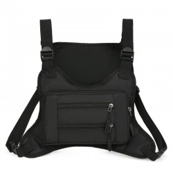 Textured Nylon Crossbody Bag in Neutral