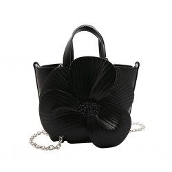 Functional Leather Bucket Bag in Neutral