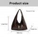 Easy Carry Leather Bucket Bag in Neutral