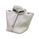 Office Ready Leather Bucket Bag in Neutral