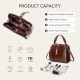 Layered Leather Bucket Bag in Neutral