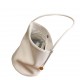 Simple Leather Bucket Bag in Neutral