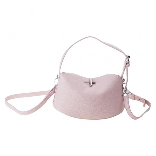 Utility Leather Bucket Bag in Neutral